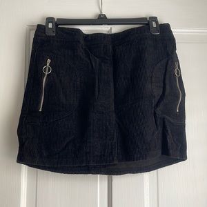 Corduroy Mini Skirt